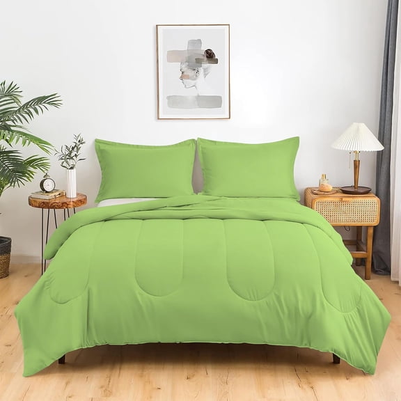 D.N.G. BEDDINGS 1 Piece Luxury Thicker Pattern Comforter, Premium Super Soft, 800 Thread Count, 100% Egyptian Cotton, Super King Size Sage Solid Color