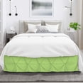 thumbnail image 1 of D.N.G. BEDDINGS 1 Piece Pinch Pleated Bed Skirt, 21 Inch Deep Pocket, 800 Thread Cotton 100% Egyptian Cotton, Twin Size (39" x 75") Inch, Solid Sage, 1 of 3