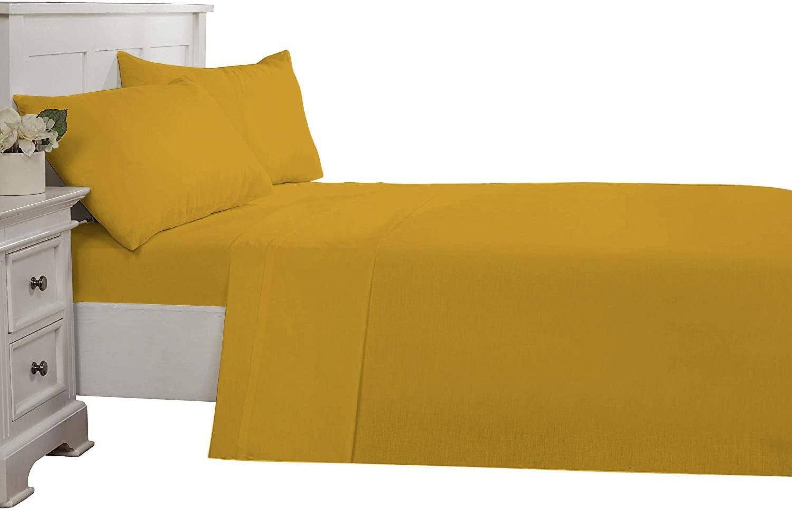 D.N.G. BEDDINGS 4 Piece Sheet Set with 15 Inch Deep Pocket 800 Thread ...