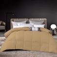 thumbnail image 1 of D.N.G. BEDDINGS 800 Thread Count 3 Piece Comforter Set, 100% Egyptian Cotton Cover, Damask Stripe, Full/Queen Size, Taupe Color, 1 of 6