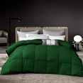 thumbnail image 1 of D.N.G. BEDDINGS 800 Thread Count 5 Piece Comforter Set, 100% Egyptian Cotton Cover, Damask Stripe, Oversized Super King Size, Green Color, 1 of 6