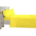 thumbnail image 1 of D.N.G. BEDDINGS Luxury 4 Piece Sheet Set with 12 Inch Deep Pocket 800 Thread Count 100% Egyptian Cotton Solid Yellow Color Full Size, 1 of 4