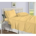 thumbnail image 1 of D.N.G. BEDDINGS Luxury 4 Piece Sheet Set with 21 Inch Deep Pocket 800 Thread Count 100% Egyptian Cotton Stripe Gold Color Full Size, 1 of 3