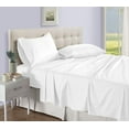 thumbnail image 1 of D.N.G. BEDDINGS Luxury 4 Piece Sheet Set with 24 Inch Deep Pocket 800 Thread Count 100% Egyptian Cotton Stripe White Color Full Size, 1 of 3