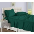 thumbnail image 1 of D.N.G. BEDDINGS Luxury 4 Piece Sheet Set with 26 Inch Deep Pocket 800 Thread Count 100% Egyptian Cotton Stripe Teal Green Color Full Size, 1 of 3
