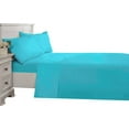 thumbnail image 1 of D.N.G. BEDDINGS Luxury 4 Piece Sheet Set with 6 Inch Deep Pocket 800 Thread Count 100% Egyptian Cotton Solid Turquoise Blue Color King Size, 1 of 4