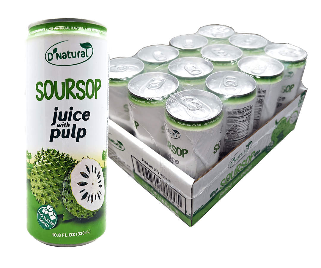 D'Natural - SOURSOP Juice with pulp (100% Juice)