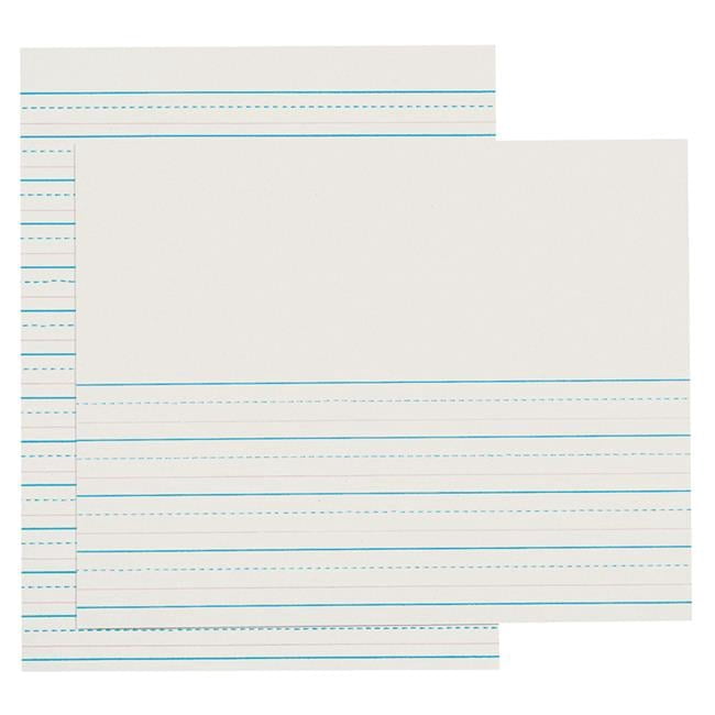 D-Nealian Ruled Pads Ream 2nd 3rd Grade - 500 Sheets Per Pack - 3 Reams