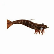 D.O.A. 3" Shrimp - Rootbeer/Gold Glitter
