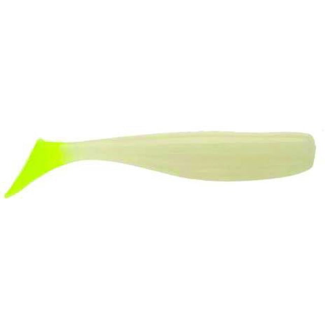 DOA CAL 3" Shad Tail Soft Plastic Lure - Chartreuse/Silver Glitter (Pack Of 13)