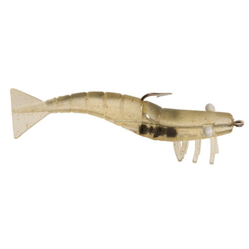 DOA FSH3-3P-408 Shrimp Lure 3 1/4 oz Red/Gold Glitter 3 Per Pack 