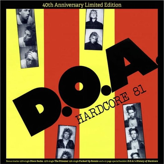 D.O.A. - Hardcore 81 - Music & Performance - Vinyl