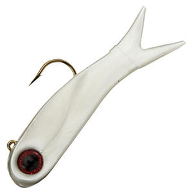 D.O.A. Terror Eyz Soft bait with Jig, Pearl with Red Eyes