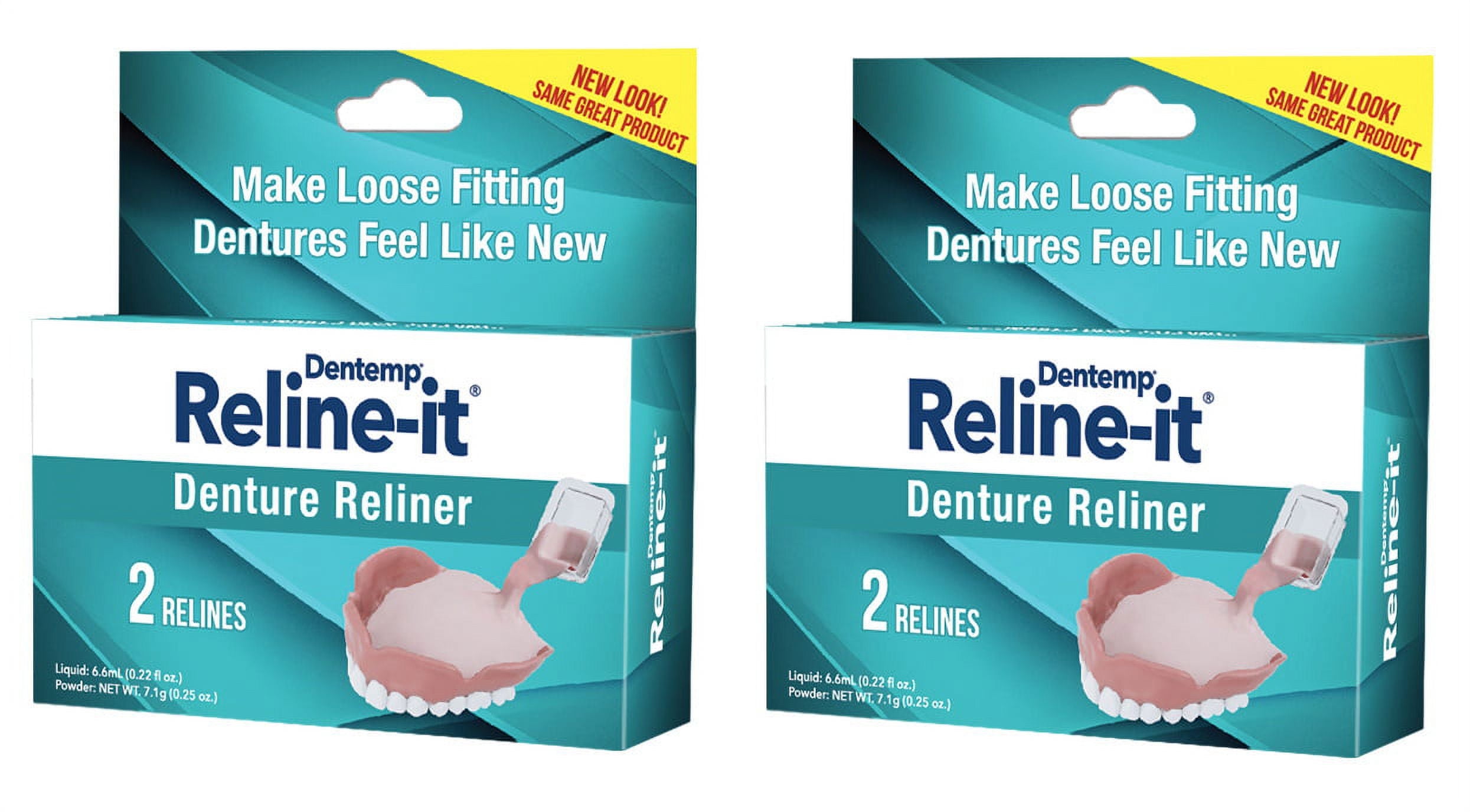 D.O.C. RelineIt Advanced Denture Reliner Kit ( Pack of 2)
