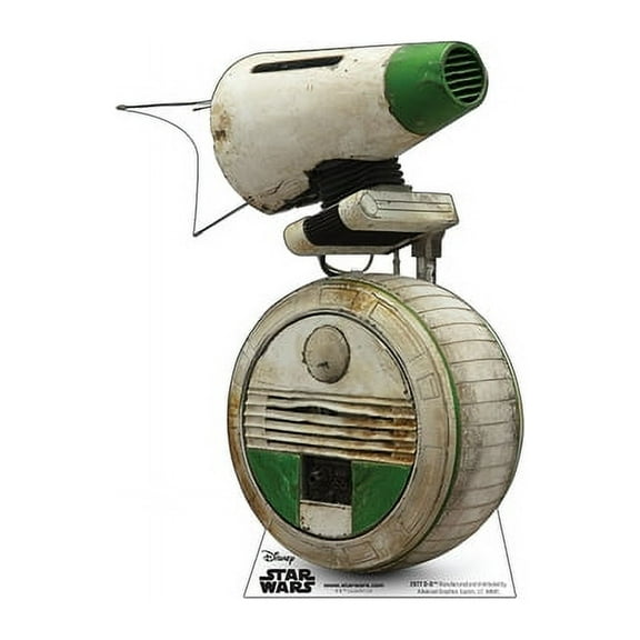 Life-size Cardboard Standup of D-O (Star Wars IX) with dimensions of 20" x 15"