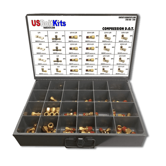 D.O.T. Compression Fittings Drawer Assortment