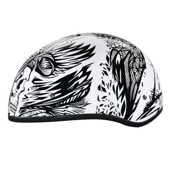 D.O.T. DAYTONA SKULL Helmet- W/ LIVE FAST- 2XL
