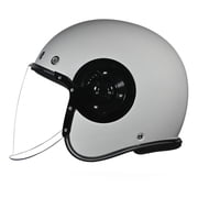 D.O.T. & ECE Daytona Retro Jet Open Face Helmet- Cool Grey