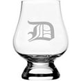 thumbnail image 1 of D Old English Monogrammed Etched 2.5oz Glencairn Wee Whisky Glass, 1 of 1