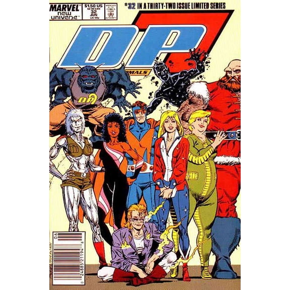 D.P.7 #32 (Newsstand) VF ; Marvel Comic Book