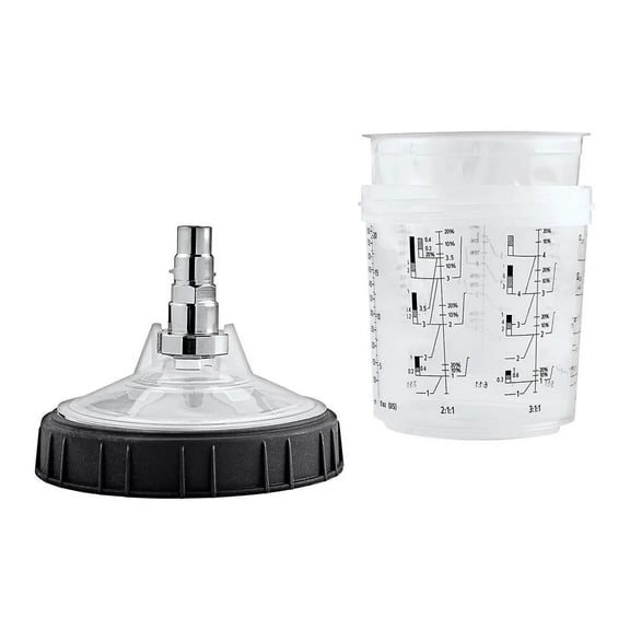 D&P Adapter for 3M PPS 1.0 Disposable Paint Cups Spray Gun