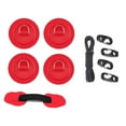 thumbnail image 1 of D Pad Patch PVC Stainless Steel Durable Lightweight 8cm Patch for Rafts, Dinghy, Kayaks, Canoes, Stand Up Paddles Boards Red, 1 of 8