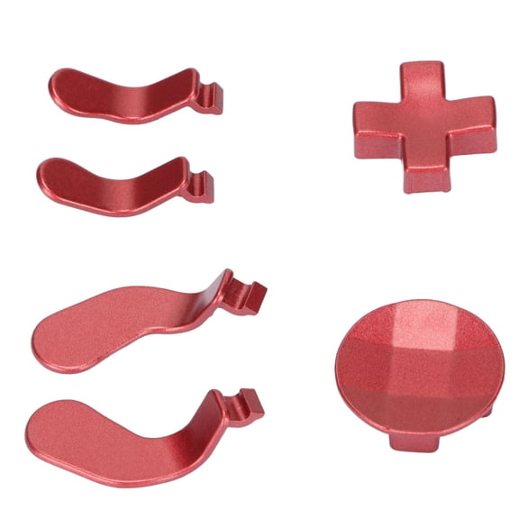 D Pads Paddles, DIY Easy To Operate Metal Paddles And Pads For Elite Series 2 Red
