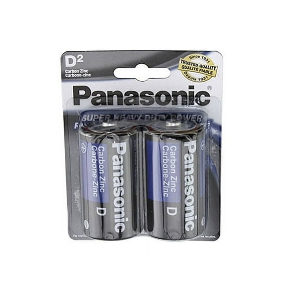 D Panasonic Battery 2/pk.
