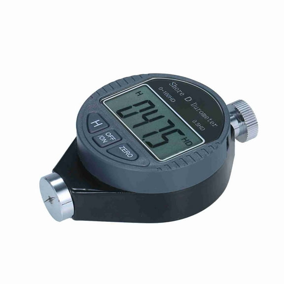 D Portable 0-100HD Shore D Hardness Tester Meter Digital Durometer Scale For Rubber Tire Plastic Flooring With Large LCD Display