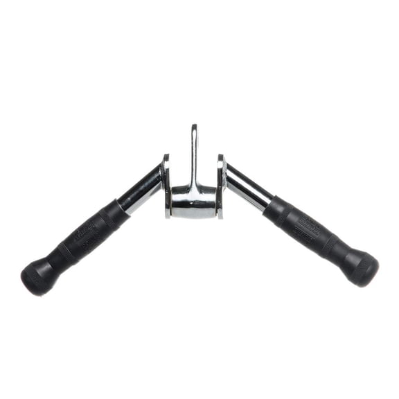 Power Systems Revolving Press Down Bar Chrome Cable Attachment for Triceps & Upper Body Workouts