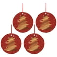 thumbnail image 1 of D Pvc Christmas Tree Ornaments, 1/2/3/4/5-Pack Family Decorations, 2025 Commemorative Holiday Pendants (Repeat), 1 of 5
