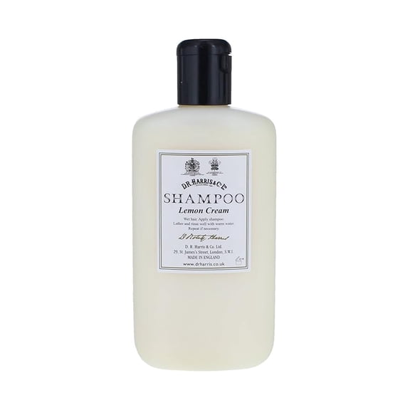 D.R. Harris & Co. Ltd. Lemon Cream Shampoo, 250ml Bottle