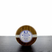 D.R. Harris Windsor Shaving Soap in Mahogany Stained Wood Bowl