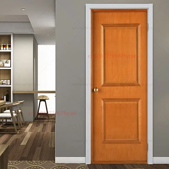 D Realistic Wood Texture Background Door Sticker Wallpaper Oriential Classic Wood Plain Full Door Co