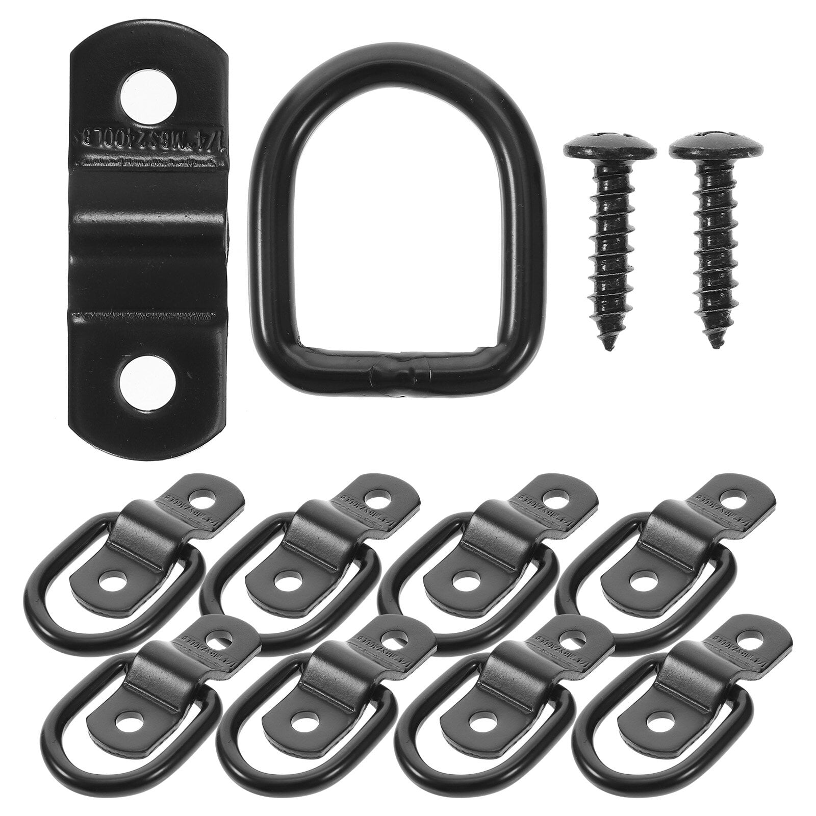 D Ring Tight Anchor Hook 10 Pcs Pickup Surface Mount DRing Trailer Tie