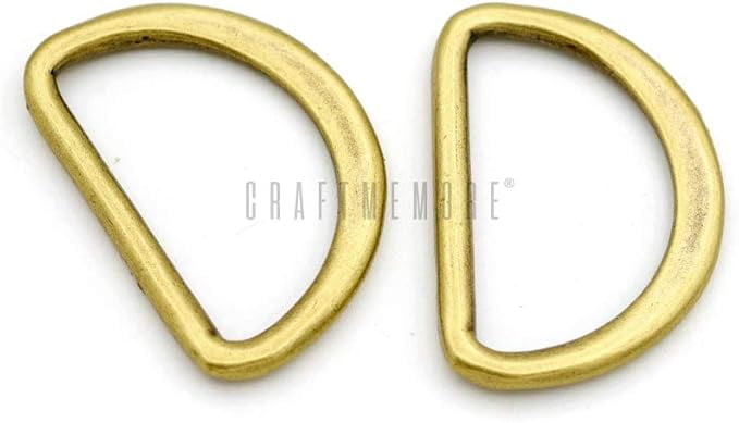 D Rings Molded Solid Cast 3/4