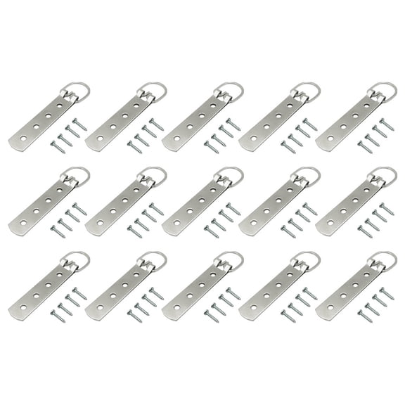 D Rings Picture Hanging Photo Frame Hangers Picture Hanging Hooks with Screws