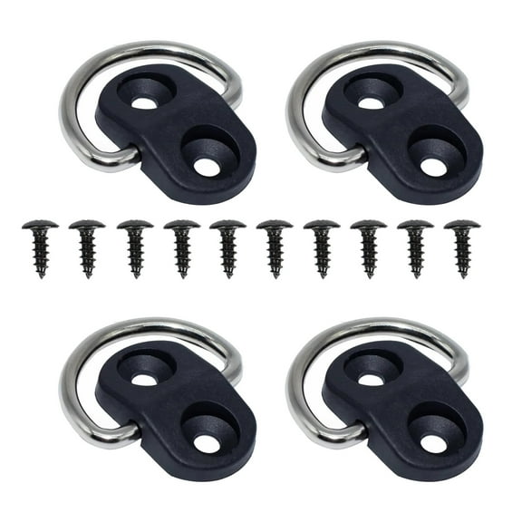D Rings for Trailers Cargo Net FixingTrailer Tie Down Rings, 55lbs Fixing D Rings,Trailer Tie Down Anchors