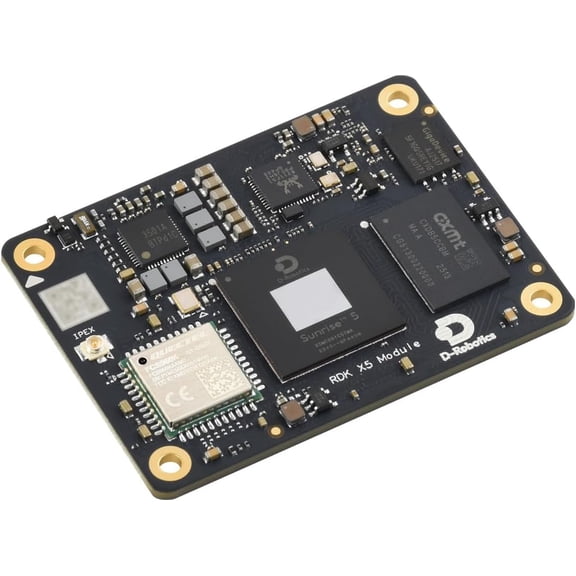 D-Robotics RDK X5 AI Module, 10 Tops Computing Power, Integrated Octa-core Cortex A55 CPU, with Wireless, 4GB RAM and 32GB eMMC Flash