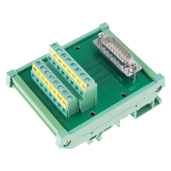 D SUB Serials Port Solderless 9/D15/D25/D37/D50/D62/D78 Male Female Terminals Connectors Rails Type for Industrial Use