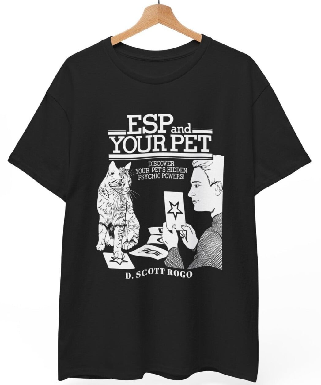 D. Scott Rogo, ESP and YOUR PET Shirt, psychic pets cute cats weird ...