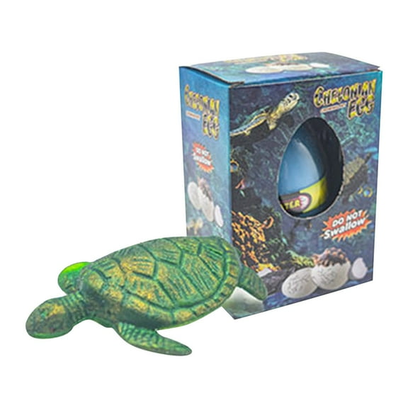 D Sea Turtle Hatching Egg Toy For Kids Water Expansion Growing Animal Science Educational For Children