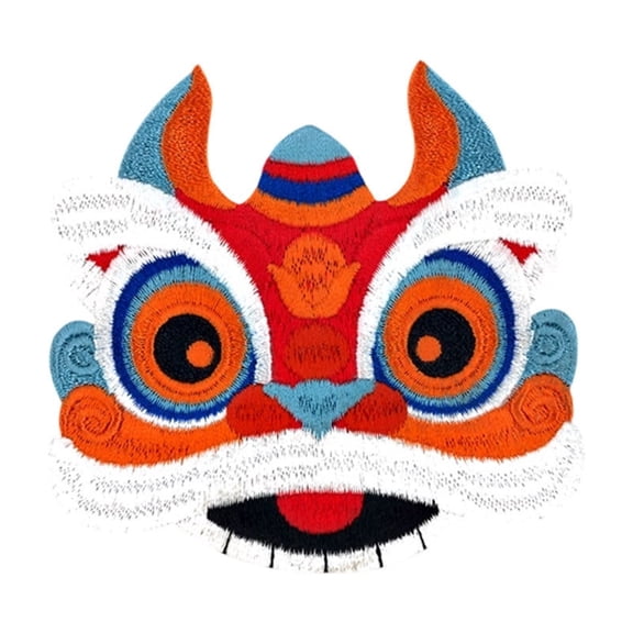 D Self Adhesive Embroidered Fabric Sticker For Clothes Bags Holes Patch Decorative Iron On Label