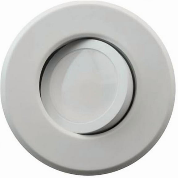 D-Series 5 & 6 in. 3000 k Dimmable LED Adjustable Gimbal Downlight Kit - White