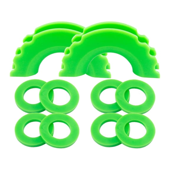 D Shackle Isolator Professional Simple to Use Tow Hook Protector Upgrade Rubber 3/4 inch with Washers for Vehicle Spare Parts Green