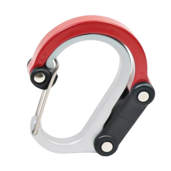 D Shape Locking Carabiner Quick Link Clip for Outdoor Fishing Hiking Climbing