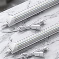 thumbnail image 1 of CNSUNWAY T8 2ft LED Shop Light Connectable, 28W 6000K 4200LM, D Shape 2 Pack, 1 of 10