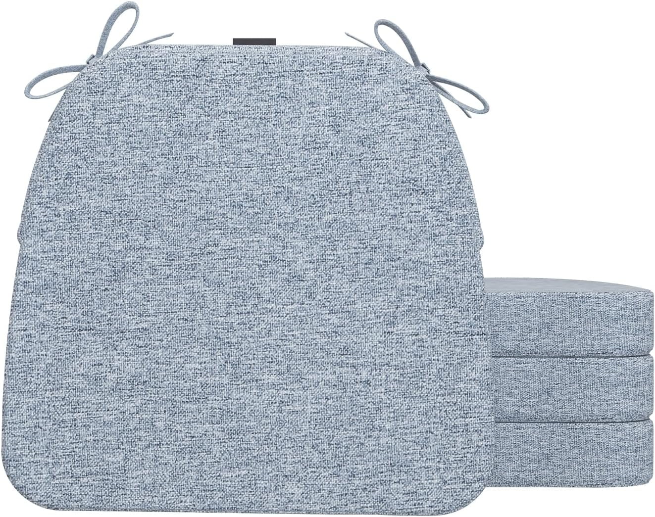 Chair Cushions For Dining Chairs, 17\" X 16\",D-Shaped Non...