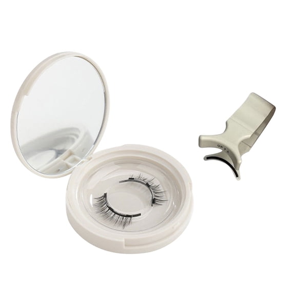 D Soft Magnetic Eyelashes With Applicator Tool Reusable 4 Pieces