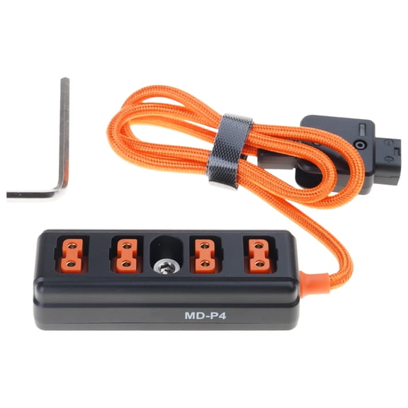 D Tap Male To 4 Female Connector Splitter Cable For Photography And Videography Applications Power Distributor